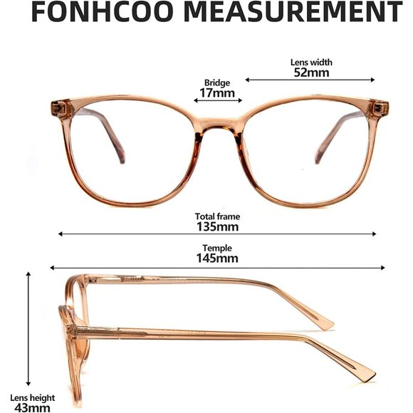 Blue Light Blocking Glasses Fashion Round TR90 Frame Transparent Eyewear main image 4